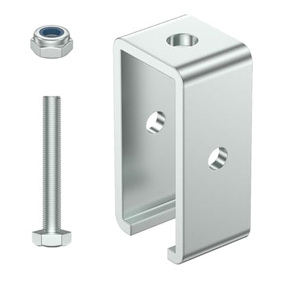 SKTREX Channel Trolley Track Hanger Bracket for UNISTRUT Strut Channel, 1-5/8 Intermediate Support Hange Bracket for All 1-5/8" Channel Trolley Track,30 Set - style: 30 pack