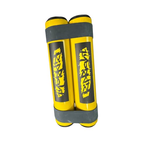 Resistance Bands Set with 6 Adjustable Levels for Strength Training, Muscle Building, Shoulder & Core Workouts - Portable Home Gym Equipment - color: Yellow