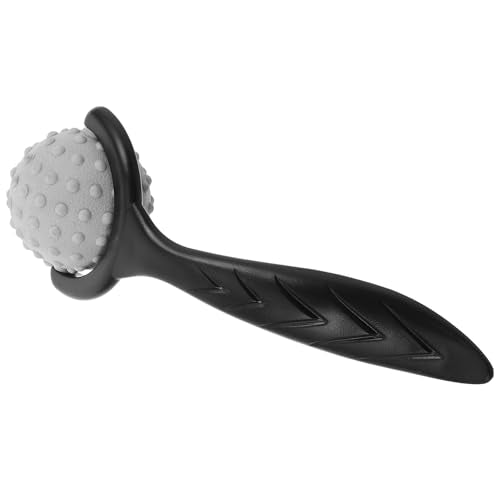 Cabilock Handheld Muscle Massage Stick with Trigger Point Roller Ball, Palm Back Massager for Muscle Relaxation and Fitness, Portable Therapy Tool for Yoga and Travel