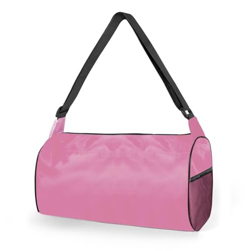 C&F BOGMOST Small Gym Bag for Women & Men,Small Lightweight Duffel Bag Carry On Bags Mini Duffel Travel Bag Waterproof Sports Bags for Workout/Sport/Travel, Pink - color: A2-Pink-Small, size: 15 INCHES