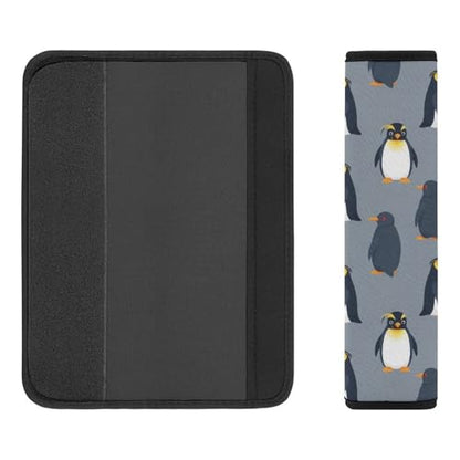 2PCS Watercolor Penguin Grey Car Seat Belt Pad Universal Soft and Comfortable Harness Pads Strap for Kids, Car Seats Pushchair Strollers High Chair Pushchair - color: Pattern 1159