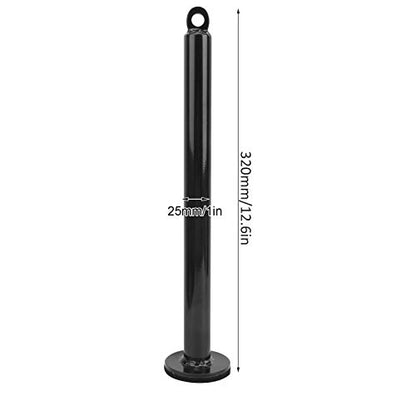 Barbell Loading Pin, Weight Lifting Support Rod, DIY Equipment Accessory with Steel Structure, 250LB Load Bearing for Wrist and Forearm Training, Includes Sponge Base for
