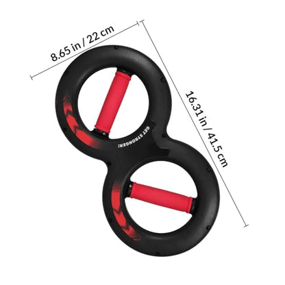 Strengthened Wrist Strength Trainer Red Hand Grip Device for Forearm Hand Exercise Multifunction Grip Strengthener for Climbers Weightlifters Training and Fitness Enthusiasts