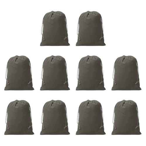 Drawstring Dice Bag 5.91" x 7.87" Durable Flocking Cloth Tarot Card Bag Perfect for Dice Storage & Jewelry & Chess & Cosplay Coin & Board Gaming Accessories (Gray, 10pcs) - color: Gray, size: 5.91"x7.87"