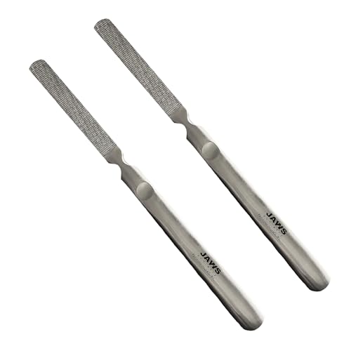 Callus Remover for Feet, 2 Pack – Stainless Steel Foot File | Easy To Clean Surgical Grade Foot Care Callus Remover Tool - Ergonomic Handle - Foot Rasp Pedicure Tool For Feet - size: 1 Count (Pack of 2)