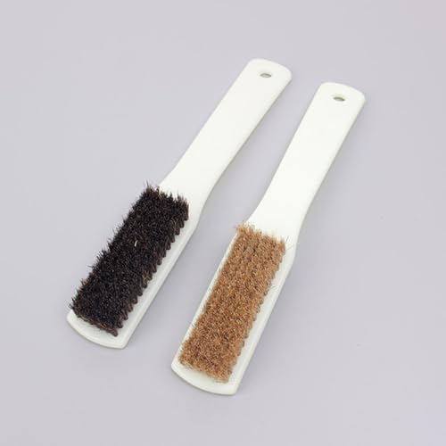 Bouldering Stone Cleaner Brush 2pcs with Stiff Boar Bristles and Sturdy Handle, Portable Rocks Climbing Cleaning Tool for Crevice and Hold Maintenance