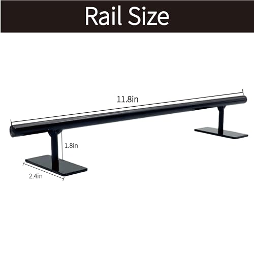 Fingerboard Round Rail Metal Obstacles for Finger Skateboard