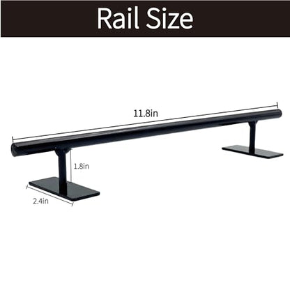 Fingerboard Round Rail Metal Obstacles for Finger Skateboard