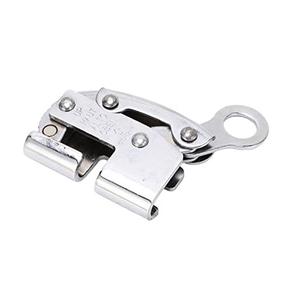 VBESTLIFE Fall Protection Rope Grab, Alloy Steel Self-Locking Device with Spring Mechanism for Rock Climbing Fire Rescue Industrial Safety Equipment