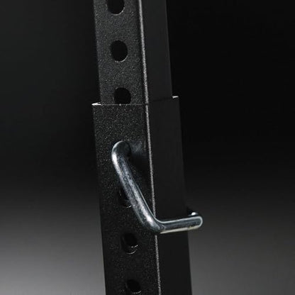Titan Fitness Eccentric Hooks, Fully Adjustable 20" - 35" Steel Hook Barbell Attachment, Overload Lifting for Explosiveness, Fits Olympic-Sized Weight Plates, Weight Releasers - style: Hook Extensions