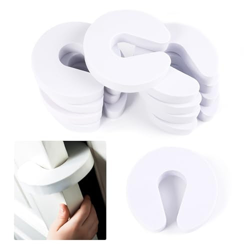 10 Pack Door Pinch Guards for Kids, Door Slam Stopper, Thick Door Finger Pinch Guard That Prevents Doors from Slamming and Baby from Getting Trapped