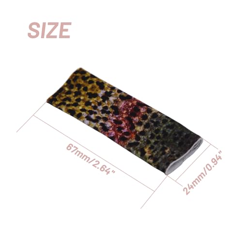 Fishing Finger Protector 3Pcs - color: colorful fish skin pattern