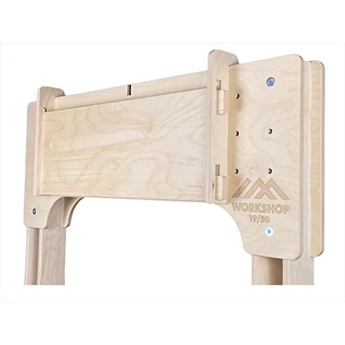 Training Rack 2,3m and Campus Board | for Rock Climbing and Bouldering| Mini Climbing Wall | for Finger Strengt and Pull Up | Climbing hangboard