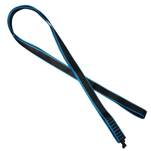 25mm Climbing Sling Runner- 29kN CE Tubular Webbing- Heavy Duty Strap for Arborist, Firefighter Rescue, Rock Climbing, Rappelling, Rigging, Swing,Hanging,Yoga Hammock,Tree Work - color: blue, size: 120cm / 48inch | Pack of 3