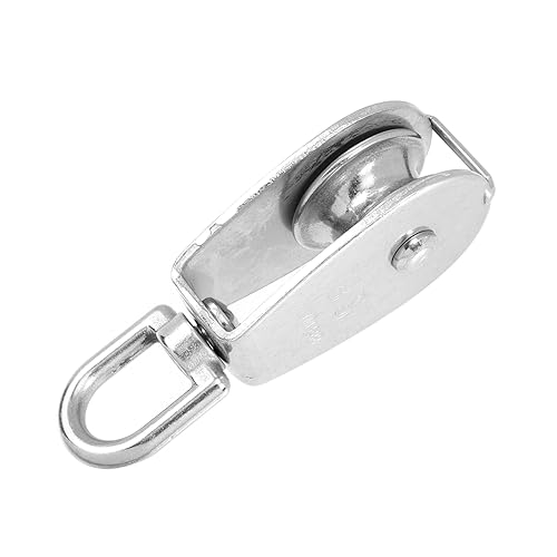 Single Pulley Practical Bearing Steel Lift Wheel Stainless Steel Fitness Accessory Vibration Reduction