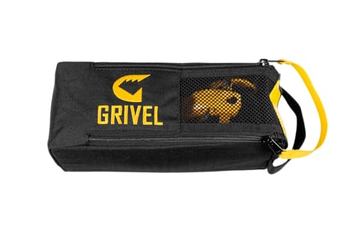 Grivel Crampon Safe Bag – Cut and Puncture Resistant Crampon Storage Case with Double Zip Opening and Ventilated Mesh Panel – Small or Large