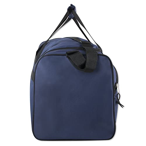 60 Liter, 26 Inch Duffle Bag – Heavy Duty Extra Large Sports Gym Equipment Travel Duffel Bag for Men and Women (Blue) - color: Blue