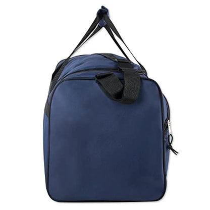 60 Liter, 26 Inch Duffle Bag – Heavy Duty Extra Large Sports Gym Equipment Travel Duffel Bag for Men and Women (Blue) - color: Blue