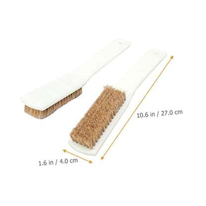 2pcs Walnut Stone Cleaning Brush for Rock Climbing Boars Hair Climbing Brush Bouldering Sports Cleaning Tool Thick Handle