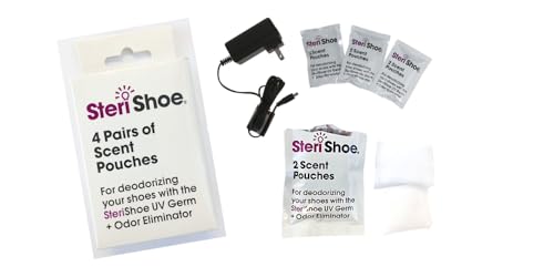 Scent Pouch for UV Shoe Sanitizers, Clean Fragrance Shoe Freshener | Reusable fragrance pouch adds a clean scent during compatible sanitizer cycles and freshens footwear between wears.