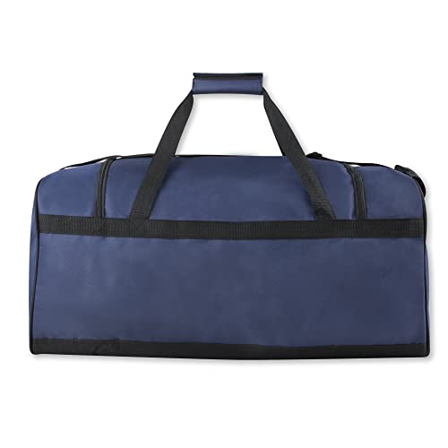 60 Liter, 26 Inch Duffle Bag – Heavy Duty Extra Large Sports Gym Equipment Travel Duffel Bag for Men and Women (Blue) - color: Blue