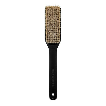 Oso Supply Co Premium Bouldering Brush – Durable Ergonomic Rock Climbing Hold Cleaner with Natural Boar’s Hair Bristles for Indoor & Outdoor Climbing Use (Black & Green) - color: Black & Green