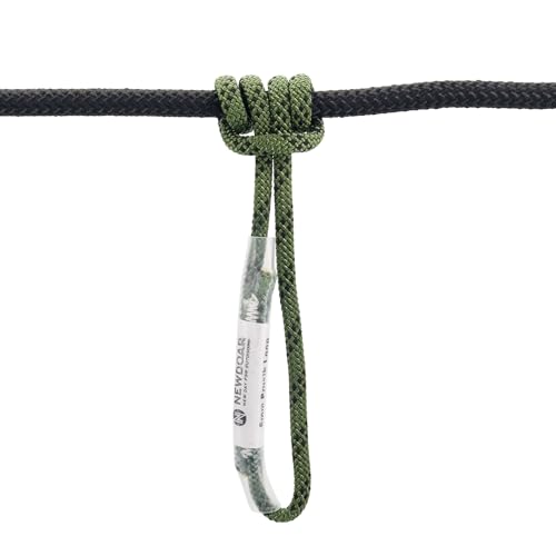 NewDoar 6mm (1/4") Prusik Cord Pre-Sewn 12KN/2700lb Aramid Auto Block Cord High Strength Prusik Arborist Rope for Outdoor Climbing Arborist Rescue Mountaineering-60cm/24''/1pc - size: 24 in (1 pc)
