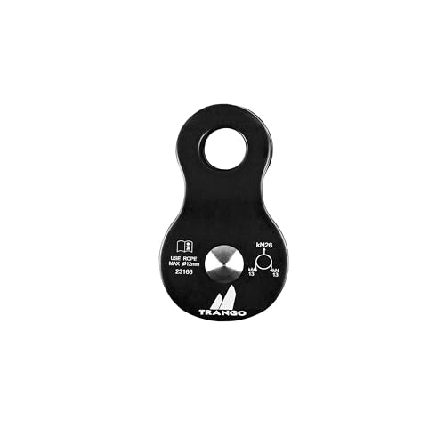 TRANGO Pulley - Alpine & Mountaineering Pulley, Black, Lightweight Size - color: Black