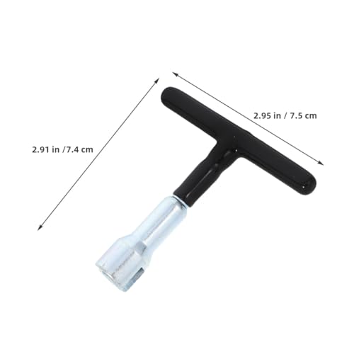 4pcs T-handle Wing Nut Driver Tool for Screw Hook Fastening and Wing Nut Tightening Manual Hand Tool Metal Tightener for Ceiling Hooks and Eye Screws Portable Handheld Screwdriver