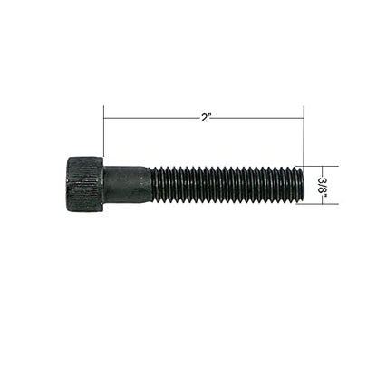 Atomik 3/8 x 2 inch Long Alloy Steel Bolts 25 Pack Durable Hardware for Rock Climbing Holds 3/8-16 Socket Head Allen Bolt Designed for Indoor Use Wall Supplies - size: 25 Pack 3/8x2 in. 3/8-16 Allen Head Black
