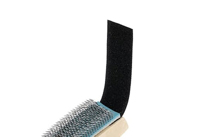 2 Pack Suede Brush for Dance Shoes Sole Cleaning, Wooden Handle Suede Shoe Cleaner, Durable Wire Shoe Cleaning Brush for Suede Sole Dance Shoes, Suede Brush for Shoes