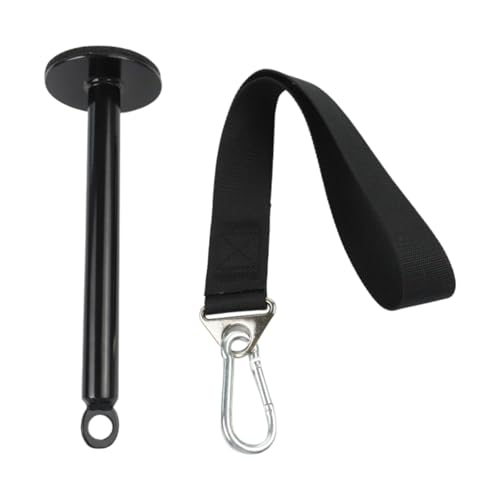 Arm Training Strap Wrist and Forearm Strength, 13.8 in Length Nylon and Metal Weight Loading Belt with Carabiner Biceps and Upper Body Workout