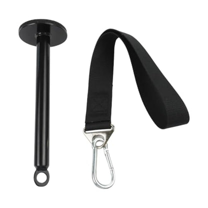 Arm Training Strap Wrist and Forearm Strength, 13.8 in Length Nylon and Metal Weight Loading Belt with Carabiner Biceps and Upper Body Workout