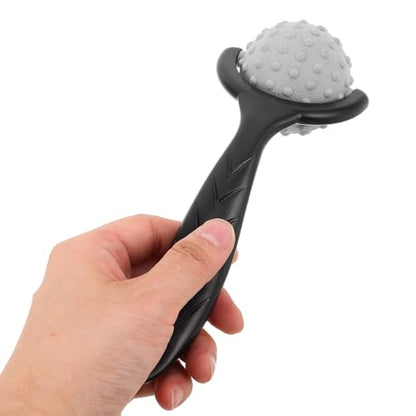 Cabilock Handheld Muscle Massage Stick with Trigger Point Roller Ball, Palm Back Massager for Muscle Relaxation and Fitness, Portable Therapy Tool for Yoga and Travel