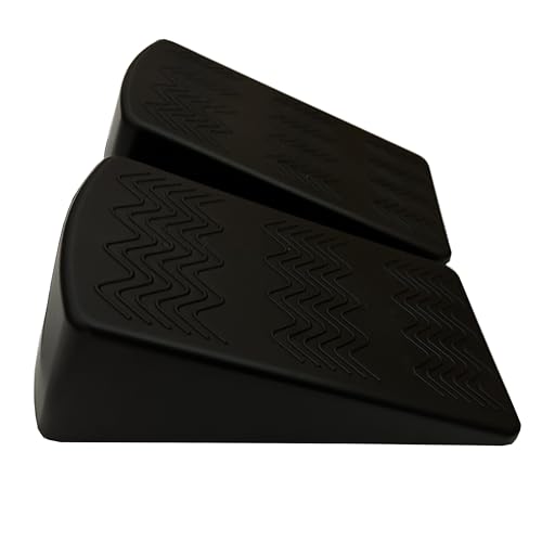 qibylift quat Wedge Block Pairs, YOGA Pilates Block Slant Board Calf Stretcher, Exercise Ramps for Weightlifting, Squat Wedges, Home Gym, Weight Lifting & Yoga