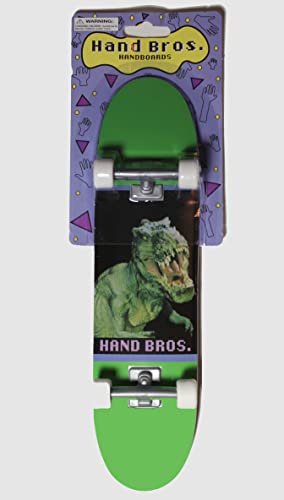 HANDBROS Handboard Skateboard 27cm 10.5 inch Tech Large Finger Board W/Grip 'T REX'