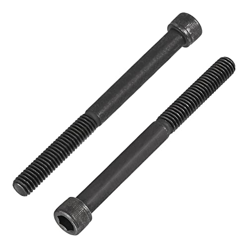uxcell 3/8-16x4" Hex Socket Head Cap Screw Bolts 12.9 Grade Alloy Steel 5pcs - size: 3/8x4"