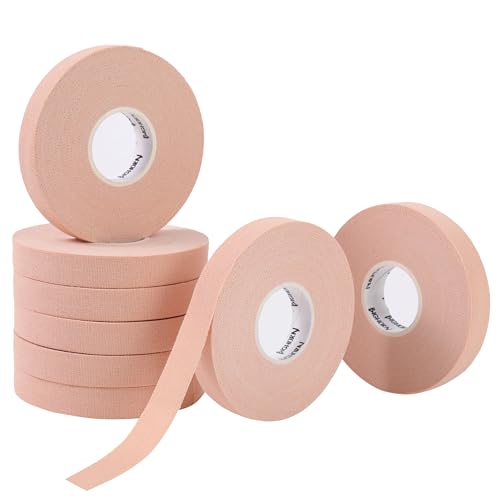 Bighorn Athletics Finger Tape, Female Climber Tin, 0.5"x45ft, 8Rolls, Nude | Climbing tape with retro design tape holder for tension support & bouldering. EZ tear, strong adhesive, residue-free. - color: Nude