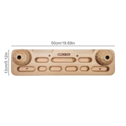 Wooden Hold Board Wall Climb Handle Frame Rock Climbing Pull Up Training | Climbing Wall Climb Handle Frame for Indoor Home Gym - color: A
