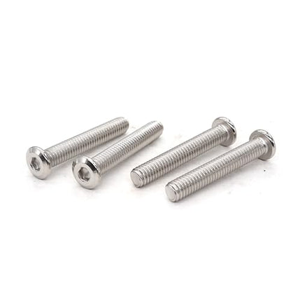 10pcs M6 x 30mm Rivet Countersunk Socket Cap Bolts Screws Connecting 304 Stainless Steel - size: 10pcs M6 x 30mm