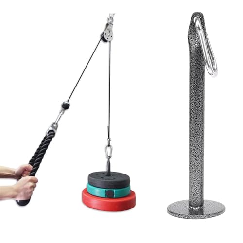 Steel Fixed Bracket Loading Pin with Heavy Duty Carabiner, Gym Fitness Barbell Weight Plate Barbell Plate Weight Tray Freeweight Rod Loading Pin - size: X-Large