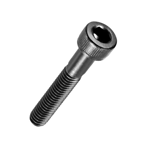 25pcs Socket Head Cap Screws - [M6-1 x 35mm] Alloy Steel Black Oxide Grade 12.9 Internal Hex Screw for 3D Printer Furniture Industrial Use, Black - size: M6-1x35mm