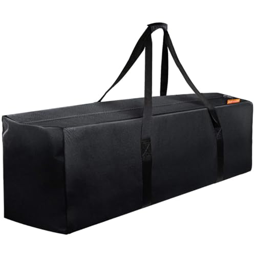 INFANZIA 47inch Sports Duffel Travel Bag, 196L Extra Large Duffel Luggage Bag with Upgrade Zipper, Water Resistant & Foldable Equipment Storage Bag for Camping Tent Tripod Fishing - size: 47x15x17 inch