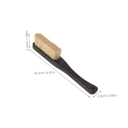 Boar Hair Climbing Chalk Brush with Ergonomic Wood Handle for Outdoor Climbers, Natural Surface and Grip Cleaner, Reducing Hand Fatigue and Quick Drying for Lengthy Climbs