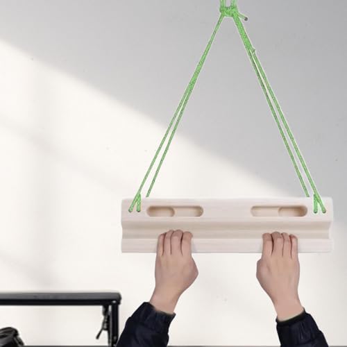 Climbing Hangboard Climbing Training Board Practical with Hanging Rope Pull up Fingerboard Practice Hand Grip Strengthener