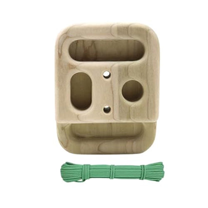 Pocket Wood Climbing Hangs Board Portable Finger Grip Strengthener Indoor Outdoor Wood Hangs Finger Training Portable Climbing Training