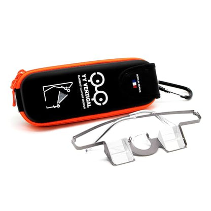 YY Vertical Belay Glasses for Rock Climbing – Upward Vision Prisms for Safe Belaying – Anti Neck Strain – Not for Reading - style: Classic Grey