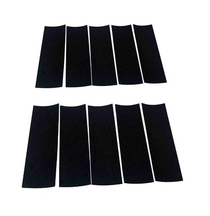 NOAHWOOD 10 Pcs Fingerboards Parts Grip Tape (Black, 39 x110mmPRO Must Be) (10 pcs)