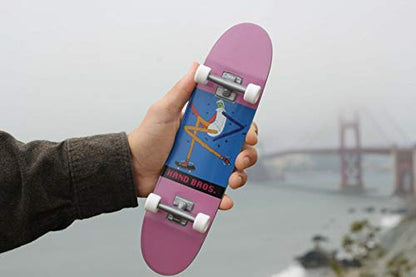 LOT of 2 HANDBROS Handboard Skateboard 27cm 10.5 inch Tech Large Finger Toy Board W/Grip x2