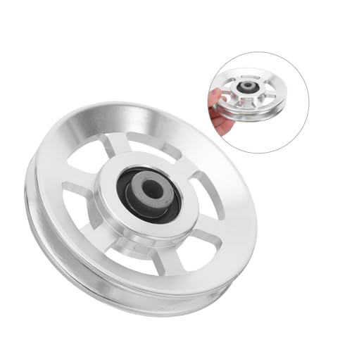 Zerodeko Aluminum Alloy Silent Pulley Roller Wheel for Gym Pulley Attachment 4.13 Inch for Home Fitness and Weight Lifting Equipment